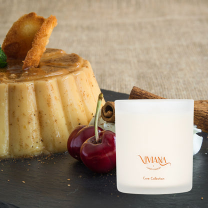 Best holiday candle custard flan from Viviana Luxury
