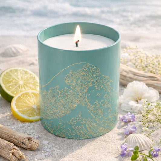 Beach Candle: Natural Soy Wax Scented Candle