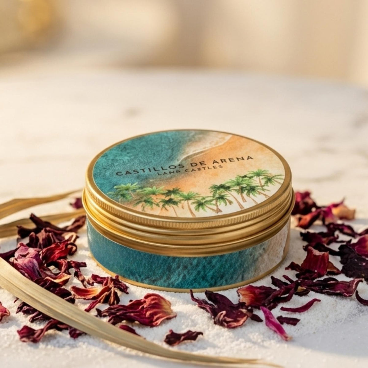 Beach Candle: Natural Soy Wax Scented Candle