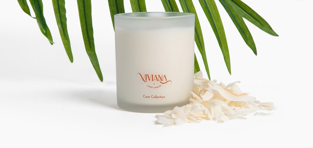 Coconut candle is the best scented candle made from natural soy wax