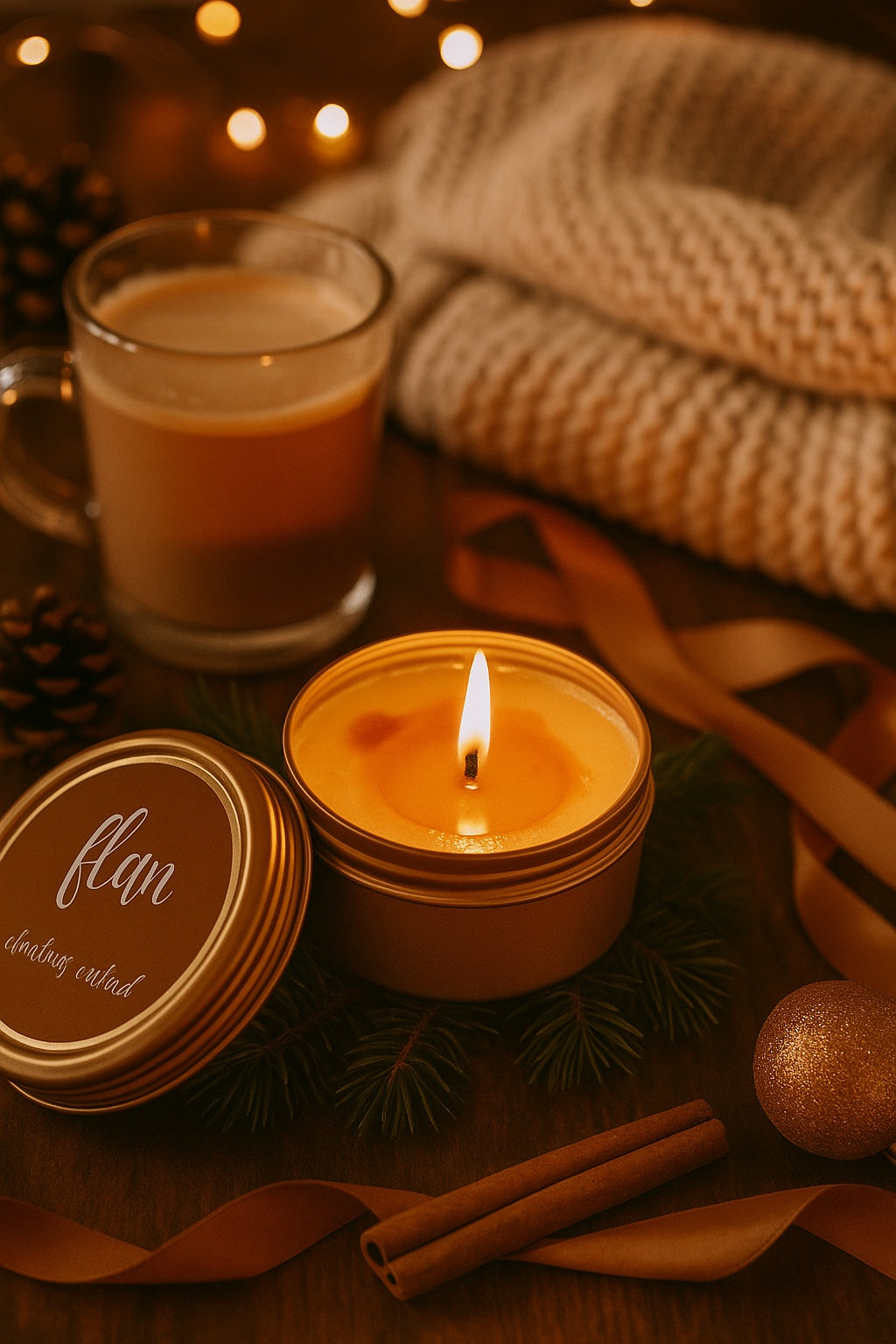Christmas Custard: Natural Soy Wax Scented Candle
