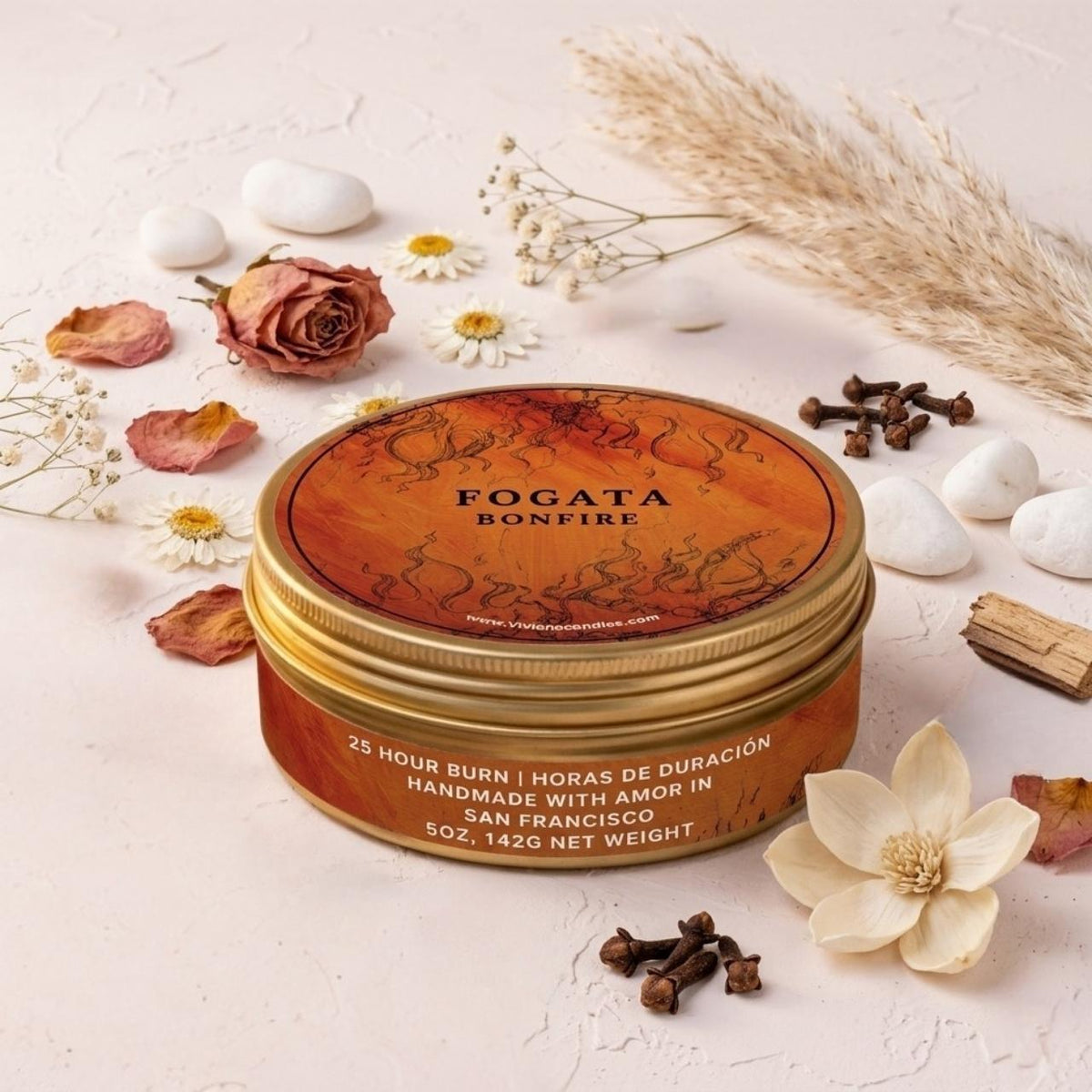 Bonfire Candle: Natural Soy Wax Scented Candle